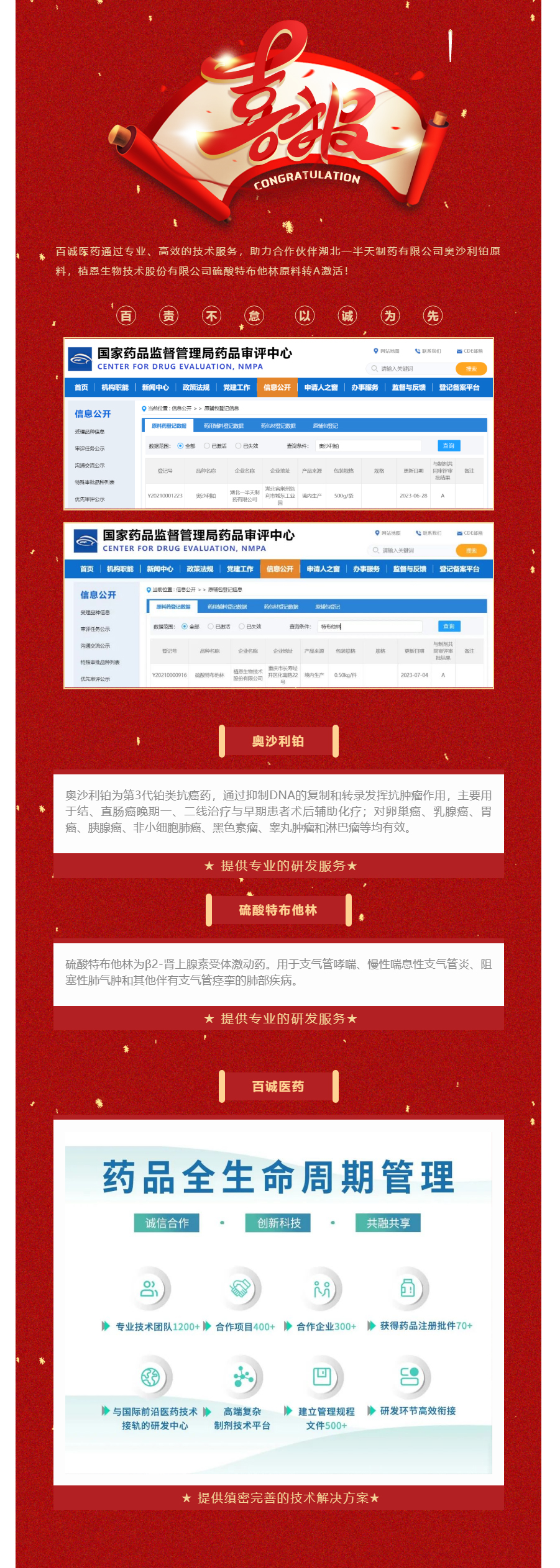 祝贺！百诚医药高效助力合作伙伴奥沙利铂原料、硫酸特布他林原料转A激活.jpg