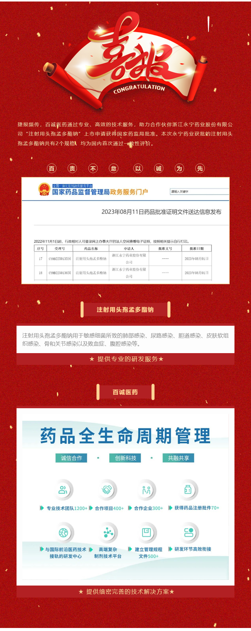 祝贺！百诚医药助力合作伙伴注射用头孢孟多酯钠国内首家通过一致性评价！.jpg