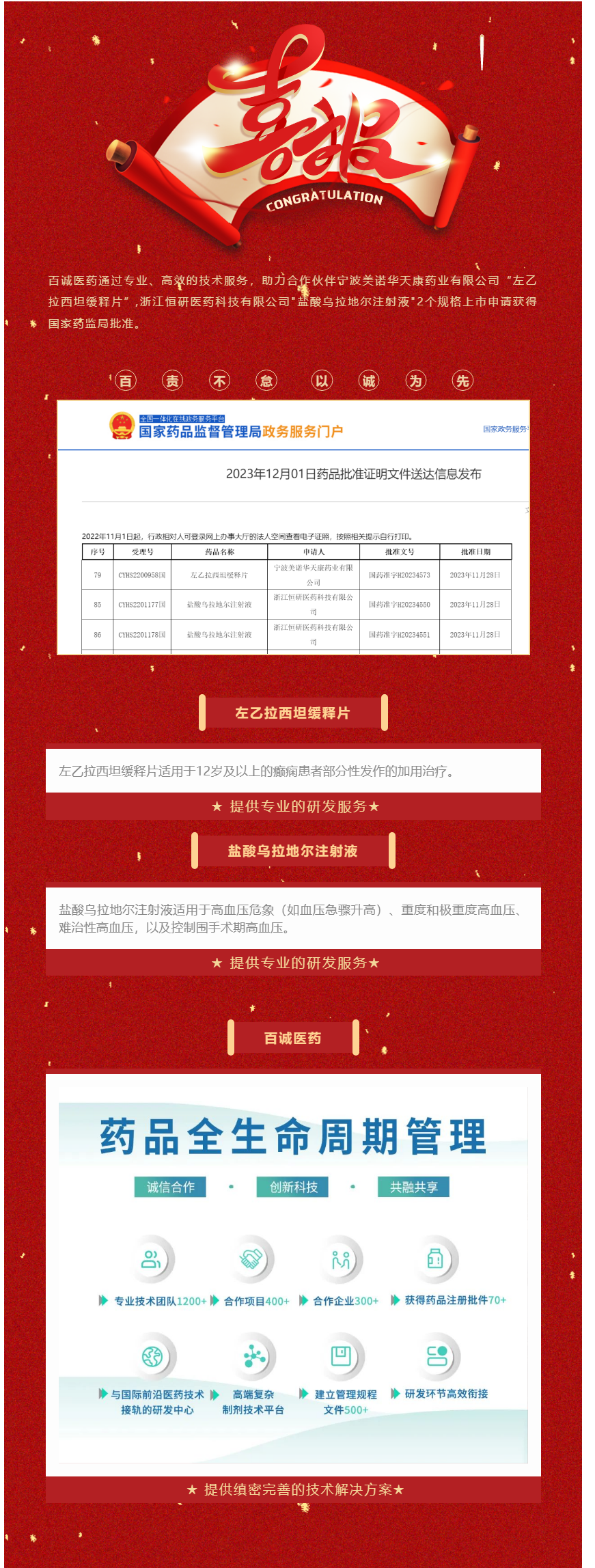 又传捷报！百诚医药助力合作伙伴2个品种3个规格获批！.png
